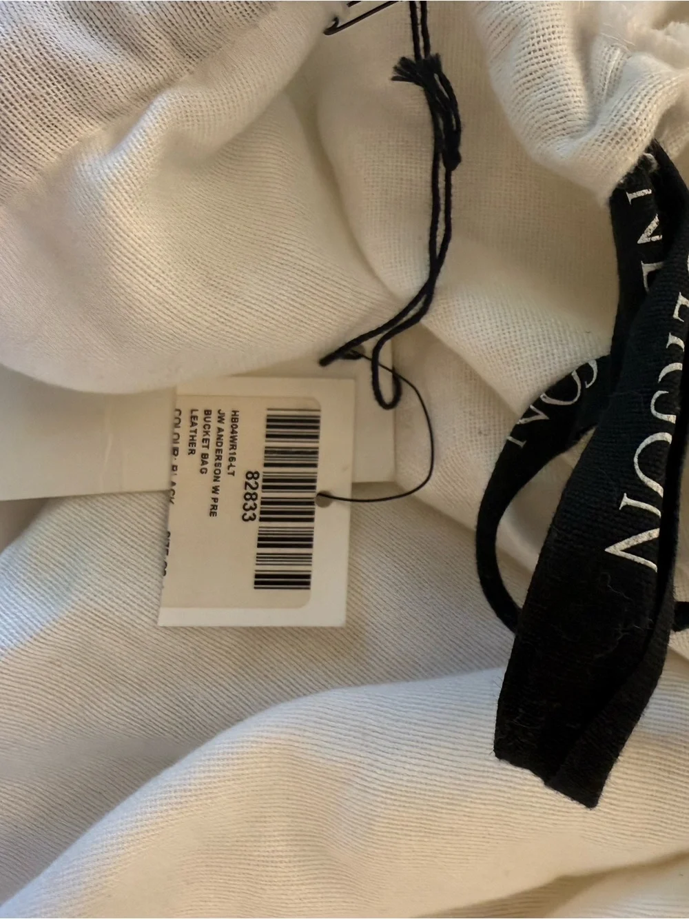 JW ANDERSON Black Bucket Bag